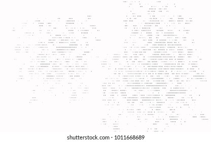 Dark Silver, Gray vector red pattern of geometric circles, shapes. Colorful mosaic banner. Geometric background with colored disks.