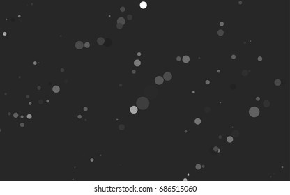 Dark Silver, Gray vector red pattern of geometric circles, shapes. Colorful mosaic banner. Geometric background with colored disks.