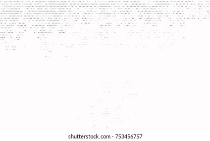 Dark Silver, Gray vector red banner with set of circles, dots. Donuts Background. Creative Design Template. Technological halftone illustration.
