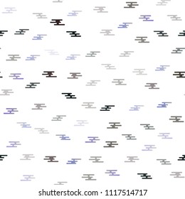 Dark Silver, Gray vector seamless pattern with narrow lines. Modern geometrical abstract illustration with staves. Smart design for your business advert.