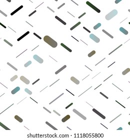 Dark Silver, Gray vector seamless layout with flat lines. Modern geometrical abstract illustration with staves. Best design for your ad, poster, banner.
