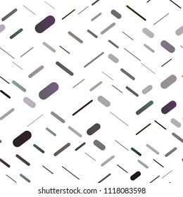 Dark Silver, Gray vector seamless texture with colored lines. Blurred decorative design in simple style with lines. The template can be used as a background.