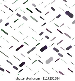 Dark Silver, Gray vector seamless texture with colored lines. Lines on blurred abstract background with gradient. Smart design for your business advert.