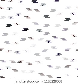 Dark Silver, Gray vector seamless pattern with narrow lines. Glitter abstract illustration with colored sticks. Best design for your ad, poster, banner.