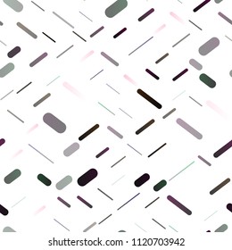Dark Silver, Gray vector seamless texture with colored crossing lines. Lines on blurred abstract background with gradient. The template can be used as a background.