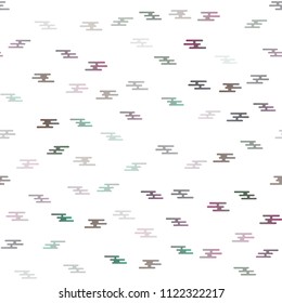 Dark Silver, Gray vector seamless cover with long lines. Modern geometrical abstract illustration with staves. Smart design for your business advert.