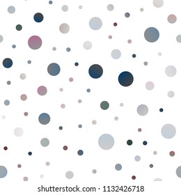 Dark Silver, Gray vector seamless cover with spots. Blurred decorative design in abstract style with bubbles. Beautiful design for your business natural advert.