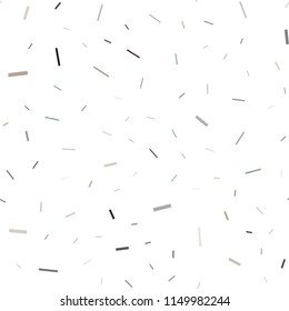 Dark Silver, Gray vector seamless pattern with narrow lines. Modern geometrical abstract illustration with staves. Smart design for your business advert.