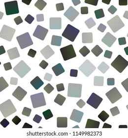 Dark Silver, Gray vector seamless cover in polygonal style. Abstract gradient illustration with rectangles. The template can be used as a background.