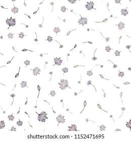 Dark Silver, Gray vector seamless hand painted texture. leaves on blurred abstract background with gradient. New template for your business design.