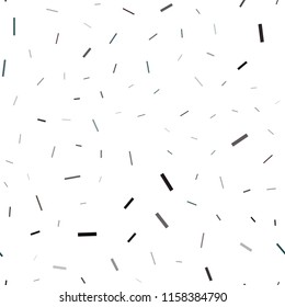 Dark Silver, Gray vector seamless background with straight lines. Modern geometrical abstract illustration with staves. Smart design for your business advert.
