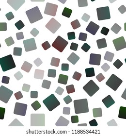 Dark Silver, Gray vector seamless texture in rectangular style. Glitter abstract illustration with rectangular shapes. Modern template for your landing page.