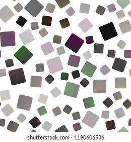 Dark Silver, Gray vector seamless layout with lines, rectangles. Decorative design in abstract style with rectangles. Pattern for busines ad, booklets, leaflets