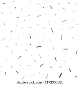 Dark Silver, Gray vector seamless texture with colored lines. Shining colored illustration with narrow lines. Smart design for your business advert.