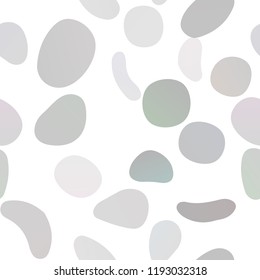 Dark Silver, Gray vector seamless layout with circle spots. Illustration with set of shining colorful abstract circles. Template for business cards, websites.