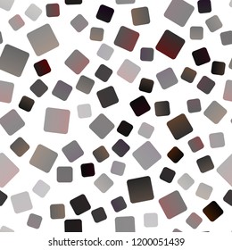 Dark Silver, Gray vector seamless template with crystals, rectangles. Modern abstract illustration with colorful rectangles. Pattern can be used for websites.