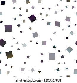 Dark Silver, Gray vector seamless cover in polygonal style. Rectangles on abstract background with colorful gradient. Smart design for your business advert.