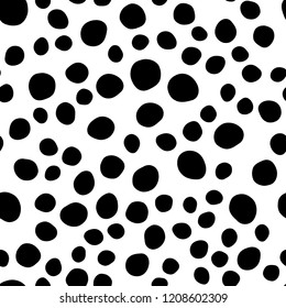 Dark Silver, Gray vector seamless template with spots. Colorful illustration with blurred circles in nature style. Pattern for trendy fabric, wallpapers.
