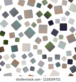 Dark Silver, Gray vector seamless layout with lines, rectangles. Beautiful illustration with rectangles and squares. The template can be used as a background.