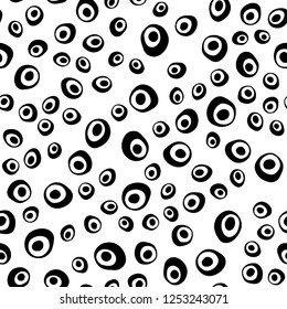 Dark Silver, Gray vector seamless template with spots. Modern abstract illustration with colorful water drops. Template for business cards, websites.