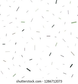 Dark Silver, Gray vector seamless texture with colored lines. Decorative shining illustration with lines on abstract template. The pattern can be used for busines ad, booklets, leaflets