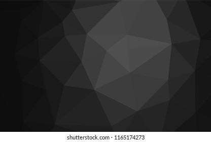 Dark Silver, Gray vector shining hexagonal template. Brand new colored illustration in blurry style with gradient. A completely new design for your business.