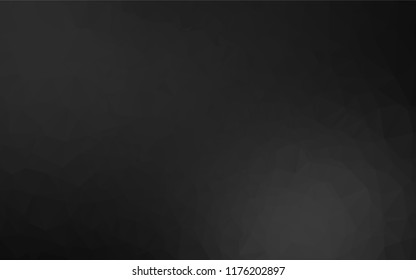 Dark Silver, Gray vector shining hexagonal background. Shining colored illustration in a Brand new style. A completely new template for your business design.