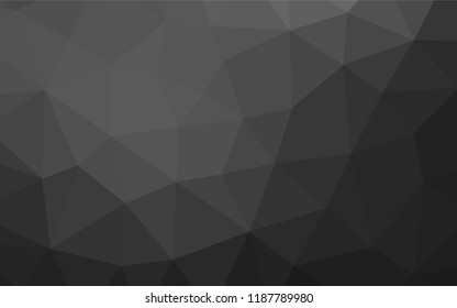 Dark Silver, Gray vector shining hexagonal background. Brand new colored illustration in blurry style with gradient. A completely new template for your business design.