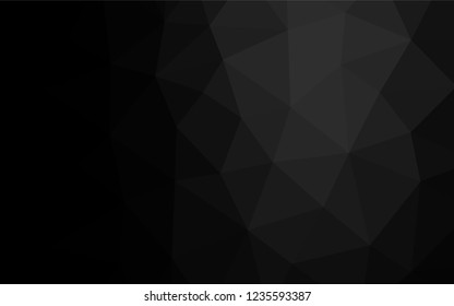 Dark Silver, Gray vector shining hexagonal template. Brand new colored illustration in blurry style with gradient. Brand new style for your business design.