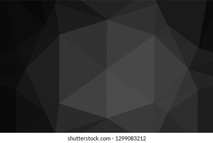 Dark Silver, Gray vector shining hexagonal pattern. Colorful illustration in abstract style with gradient. The completely new template can be used for your brand book.