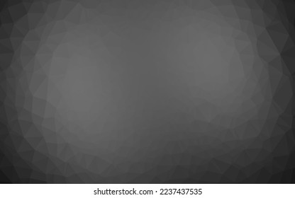 Dark Silver, Gray vector shining triangular template. Modern geometrical abstract illustration with gradient. The best triangular design for your business.