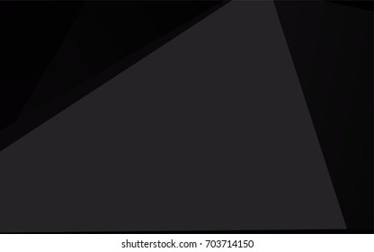 Dark Silver, Gray vector shining triangular pattern. Colorful abstract illustration with gradient. The best triangular design for your business.