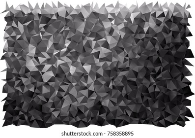 Dark Silver, Gray vector shining triangular background. Shining colored illustration in a brand-new style. The best triangular design for your business.