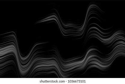 Dark Silver, Gray vector template with bubble shapes. Blurred geometric sample with gradient bubbles.  The template for cell phone backgrounds.