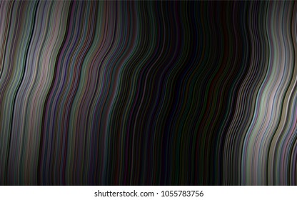 Dark Silver, Gray vector template with bubble shapes. Creative geometric illustration in marble style with gradient. Textured wave pattern for backgrounds.