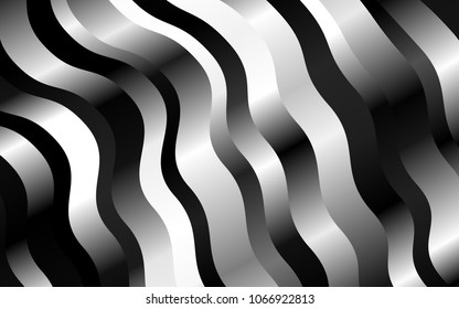 Dark Silver, Gray vector template with bubble shapes. An elegant bright illustration with gradient. The elegant pattern for brand book.