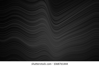 Dark Silver, Gray vector template with lines, ovals. A completely new color illustration in marble style. The elegant pattern for brand book.