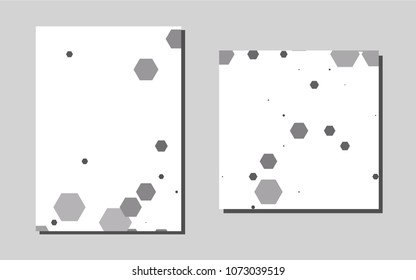 Dark Silver, Gray vector template for landing pages. Modern abstract design concept with colorful gradient. Beautiful design for cover of notepads.