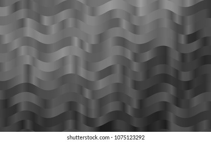 Dark Silver, Gray vector template with bubble shapes. Glitter abstract illustration with wry lines. Brand-new design for your ads, poster, banner.