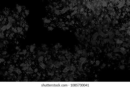 Dark Silver, Gray vector template with liquid shapes. Geometric illustration in marble style with gradient.  Marble style for your business design.