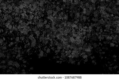 Dark Silver, Gray vector template with bubble shapes. Modern gradient abstract illustration with bandy lines. A completely new marble design for your business.