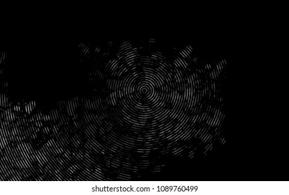 Dark Silver, Gray vector template with bubble shapes. Colorful illustration in abstract marble style with gradient. New composition for your brand book.