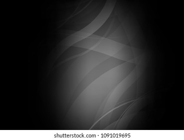 Dark Silver, Gray vector template with bubble shapes. Creative illustration in halftone marble style with gradient. A completely new marble design for your business.