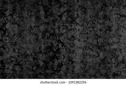 Dark Silver, Gray vector template with lava shapes. Shining illustration, which consist of blurred lines, circles. A completely new template for your business design.