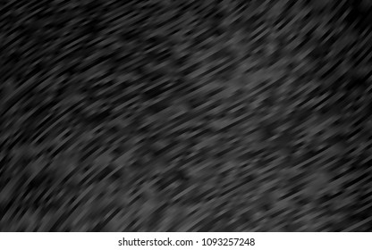 Dark Silver, Gray vector template with lines, ovals. Creative illustration in halftone marble style with gradient. New composition for your brand book.