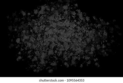 Dark Silver, Gray vector template with bubble shapes. Geometric illustration in marble style with gradient.  The best blurred design for your business.