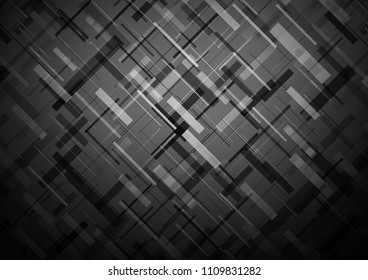 Dark Silver, Gray vector template with repeated sticks. Decorative shining illustration with lines on abstract template. The pattern can be used for busines ad, booklets, leaflets
