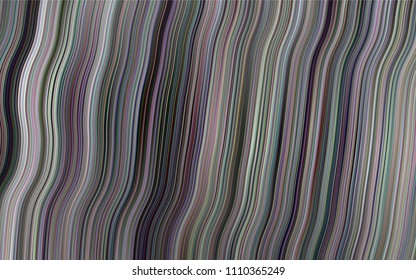 Dark Silver, Gray vector template with bent lines. Colorful illustration in abstract marble style with gradient. The template for cell phone backgrounds.