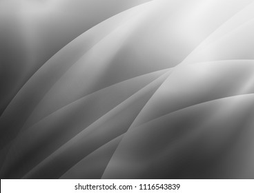 Dark Silver, Gray vector template with curved lines. Blurred decorative design in simple style with lines. Best design for your ad, poster, banner.