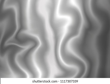 Dark Silver, Gray vector template with liquid shapes. An elegant bright illustration with gradient. The best blurred design for your business.